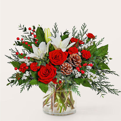 Best in Snow Bouquet – M & R FLOWER AND GIFT SHOP, Lancaster CA