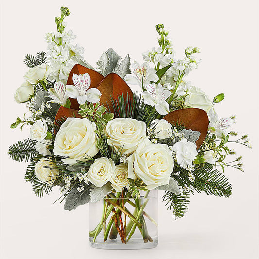 Fresh Snowfall Bouquet – M & R FLOWER AND GIFT SHOP, Lancaster CA