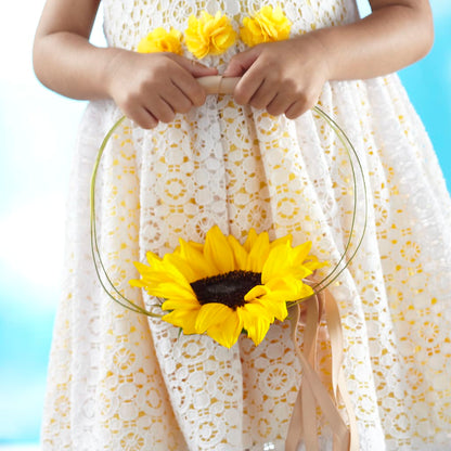 Sweet Sunshine Flower Girl Bouquet – M & R FLOWER AND GIFT SHOP, Lancaster CA